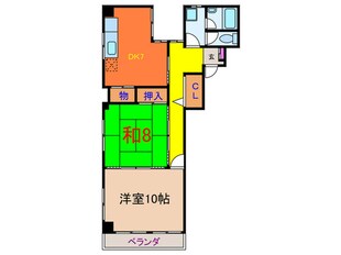 ソレム守屋の物件間取画像